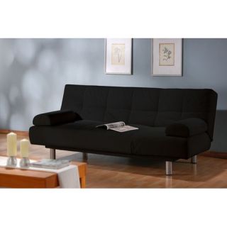 Casual Microsuede Convertible Sleeper Sofa