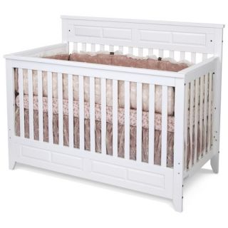Logan Lifetime Convertible Crib in White