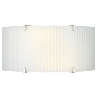 Philips Forecast Lighting Edgebow Wall Light in Satin Nickel with