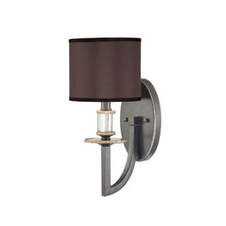Moderne Royal One Light Sconce in Distressed Bronze