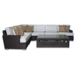 Patio Heaven Signature Sectional Deep Seating Group with Cushions