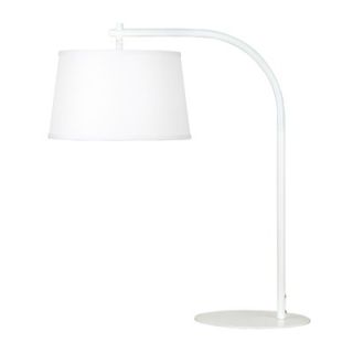 Kenroy Home Sweep Table Lamp in Gloss White