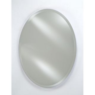 Radiance Oval Frameless Wall Mirror