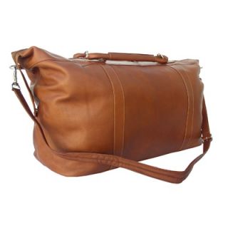 Piel 20 Large Leather Carry On Duffel
