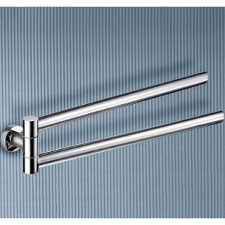 Gedy by Nameeks Demetra Jointed Double Towel Bar in Chrome