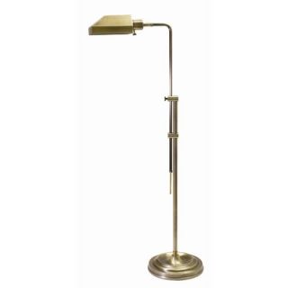 House of Troy Coach Adjustable Floor Lamp in Antique Brass   CH825