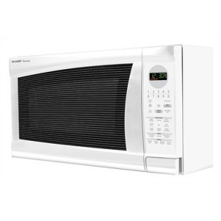 Sharp Countertop Microwave in White w/ Optional Built In Trim Kit