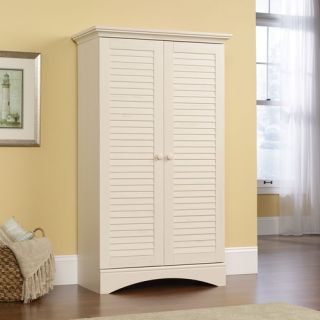 Harbor View Storage Cabinet in Distressed Antiqued White
