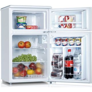 Keystone Compact 2 Door Refrigerator/Freezer   KSTRC312AW