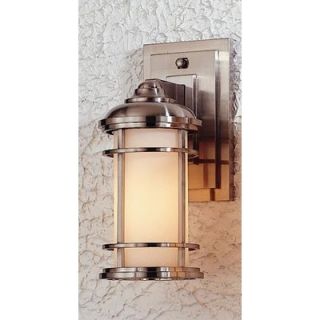 Feiss Lighthouse Wall Lantern 4.5 in Brushed Steel   OL2200BS