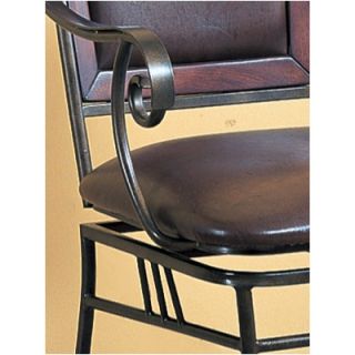Wildon Home ® Bingham Springs 29 Bar Chair with Arms and Cushion
