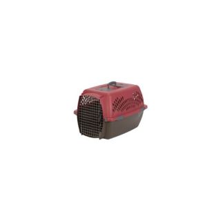 Large Fashion Pet Carrier in Samba Red and Coffee Ground