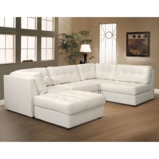 Guildcraft Galaxy Bonded Leather Modular Sectional
