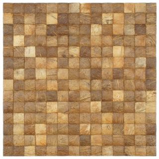 Cocomosaic 16 x 16 Puzzle Style Envy Wood Mosaic Tile   CC 06 210
