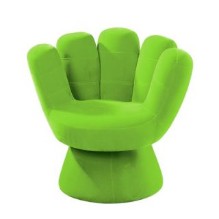 LumiSource Mitt Regular Chair in Green   CHR MITT3529 G