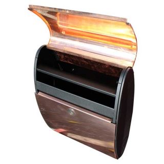 Allux Ellipse Wall Mounted Mailbox