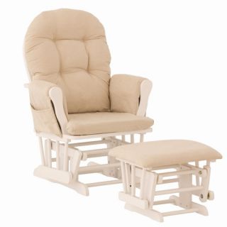 Dutailier 216 Melbourne Glider with Closed Base and Ottoman