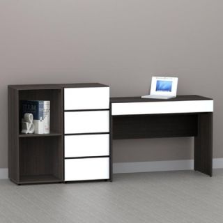 Nexera Allure Standard Desk Office Suite   Allure Office Suites