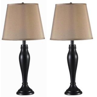 Kenroy Home Roxbury Two Pack Table Lamp in Oil Rubbed Bronze