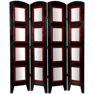 Oriental Furniture Decorative Photo Display Room Divider in Black