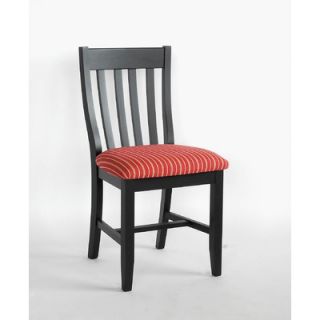 Carolina Cottage Prairie Dining Chair with Bromley Red Stripe Fabric