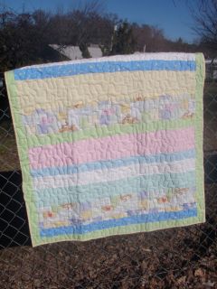 Handmade Baby Quilt Neutra Winnie The Poohl