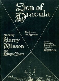 HARRY NILSSON RINGO STARR songbook SON OF DRACULA book 