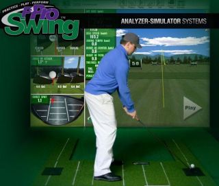 P3Pro Golf Simulator   Complete Birdie Package with Impact/Projection