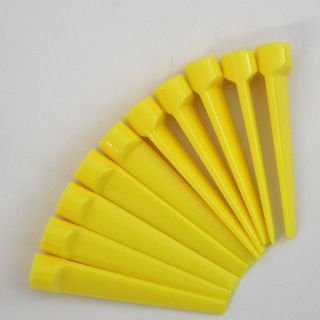 Harpoon Golf Plastic Wedge Tees 50 Yellow 70mm 2 3 4