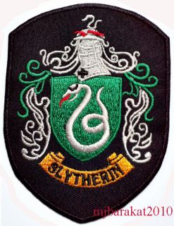 Harry Potter House Slytherin Crest Embroidered Patch Christmas Gifts