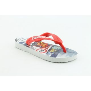 Havaianas Kids Cars Infant Baby Boys Size 7 Red White Flip Flops