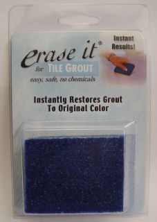 ERASE IT Tile Grout Cleaner Grout Cleaning Restoration Removes Calcium