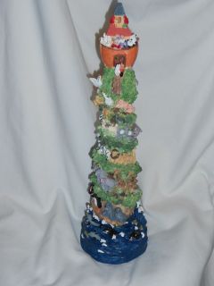 noahs ark lighted musical totem pole by abc distributing time