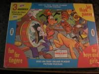  Stay in Tray Picture Puzzles Mickey Donald Goofy Pluto Band New