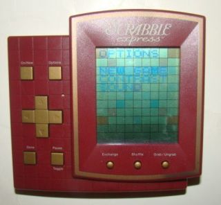 RARE Hasbro 1999 Scrabble Express Electronic Handheld Travel Crossword
