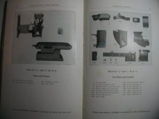 1920 Gridley Automatics List of Parts Turret Lathes Screw Machines