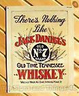 jack daniels old time tennessee 7 whiskey tin sign 832