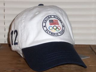 POLO RALPH LAUREN Chino Hat, Sport Ball Cap, 2012 USA LONDON OLYMPICS