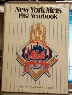  New York Mets Official Yearbook  WORLD CHAMP EDITION~STRAWBERRY~GOODEN