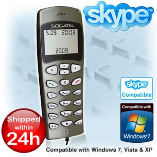 lcd usb internet phone for skype windows 7 vista xp