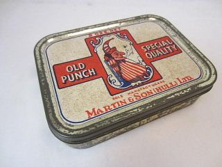 Martin Son Hull Punch Judy Tobacco Tin Empty C1930s