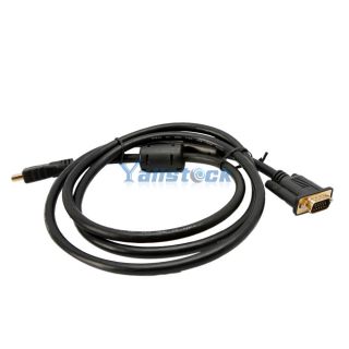 ft hdmi male to vga hd 15 male cable