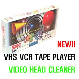 New VHS VCR Video Head Cleaning Cassette Tape Cleaner