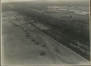 Vincennes Meeting Aerial View Aviation Photo 1925