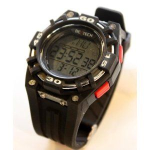 Beatech BH5000BR Heart Rate Monitor Watch Black Red