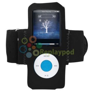 For Apple iPod Nano 4G 4th Gen 8G 16G Sport Armband Case Holder Pouch