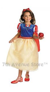Disney Deluxe Snow White Childs Princess Costume New