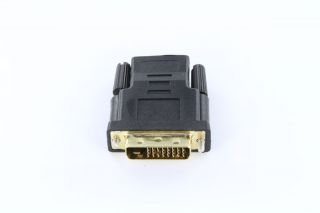 HDMI F to DVI D M Adapter for HDTV PC Monitor Computer Laptop LCD