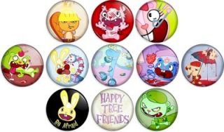 Lot of 11 Happy Tree Friends Pin Button Pinback Badges