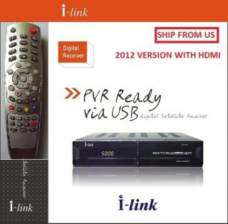 NEW i LINK IR 210 HDMI READY 2012 VERSION FTA SATELLITE RECEIVER ILINK